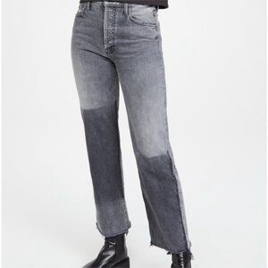 MOTHER the rambler ankle fray color block size 26